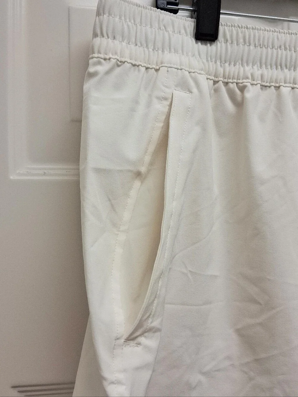 Lands End Womens Packable Cover Up Swim Shorts 14 Ivory 3